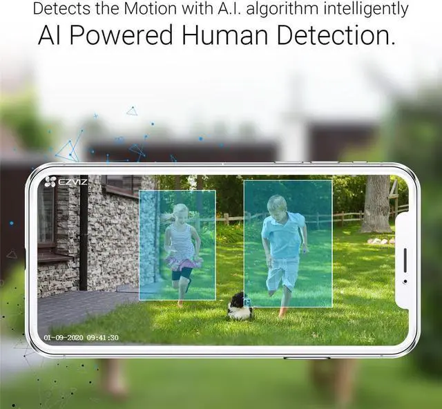 Alt view image 3 of 7 - EZVIZ EZC3W3H2L28 C3W Pro Smart Wi-Fi 1080p Full HD Outdoor Security Camera