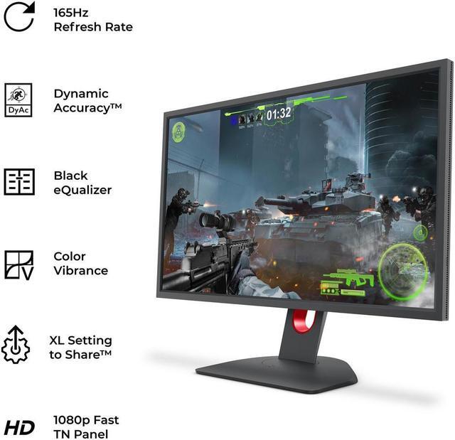 Alt view image 14 of 19 - BenQ ZOWIE XL2731K 27" 1920 x 1080 Full HD 165Hz HDMI 2.0 DisplayPort VESA Tilt Swivel Pivot Height Adjust Gaming Monitor