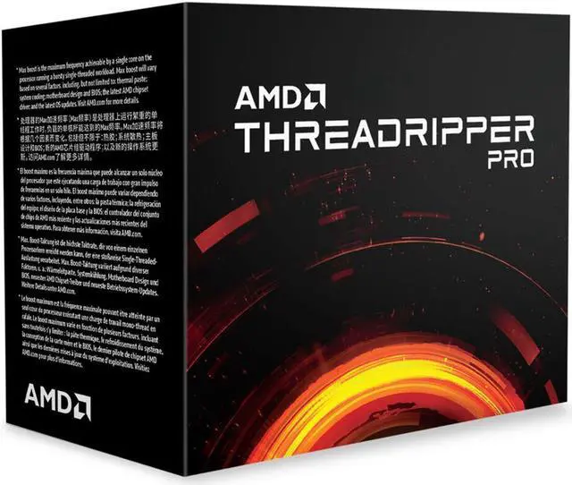 Alt view image 4 of 9 - AMD Ryzen Threadripper PRO 3955WX - Ryzen Threadripper PRO Castle Peak (Zen 2) 16-Core 3.9 GHz Socket sWRX8 280W Desktop CPU Processor - 100-100000167WOF