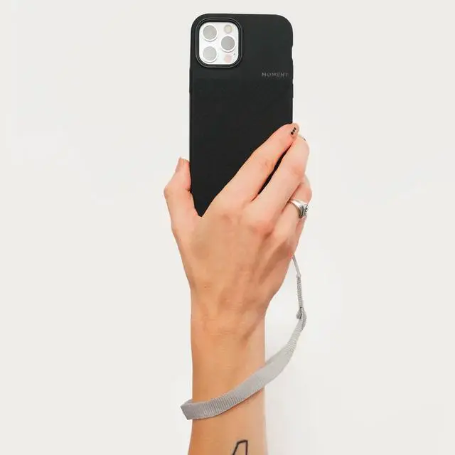Alt view image 2 of 2 - Moment Nylon Phone Wrist Strap, Gray