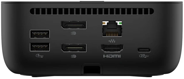 Alt view image 3 of 3 - HP G6 100W 9-Port USB-C Dock, Jet Black