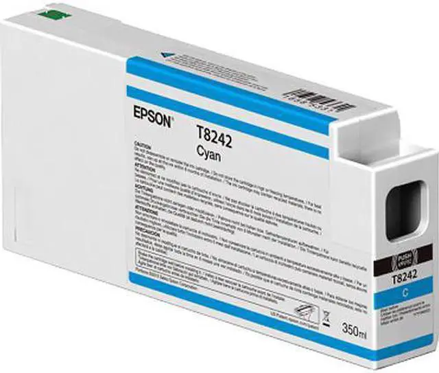 Main image of Epson UltraChrome HD Cyan 350mL Ink Cartridge #T824200