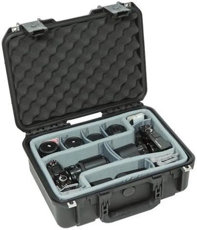 Main image of SKB Cases iSeries Case w/Think Tank Designed Photo Dividers & Lid Foam (Black)