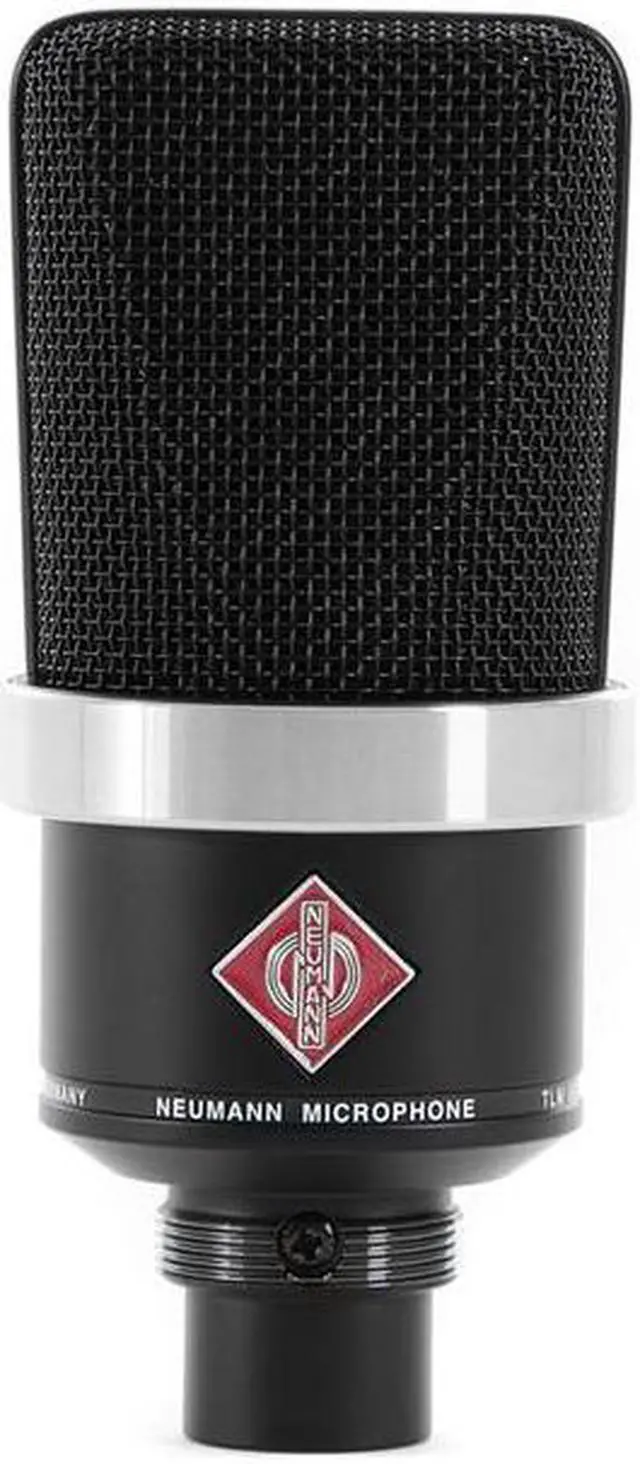 Alt view image 3 of 16 - Neumann TLM 102 Transformerless Cardioid Condenser Mic w/Mount (Black)