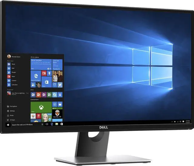 Alt view image 3 of 20 - DELL SE2717Hx 27" Black IPS LCD/LED Monitor 1920 x 1080 Resolution with Narrow Bezel Edge-to-Edge Viewable Screen, 16:9 Aspect Ratio, 178/178deg. Viewing Angle and VGA/ HDMI (cable included)