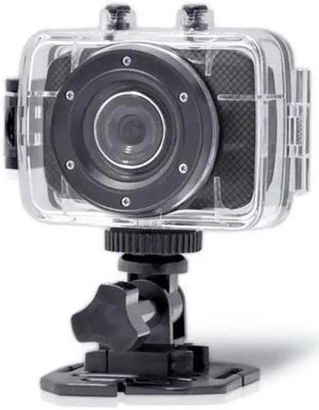 Alt view image 9 of 15 - Pyle - High-Definition Sport Action Camera with 720p Wide-Angle Camcorder, 5.0 MP Camera, 2-Inch Touch Screen (Black)