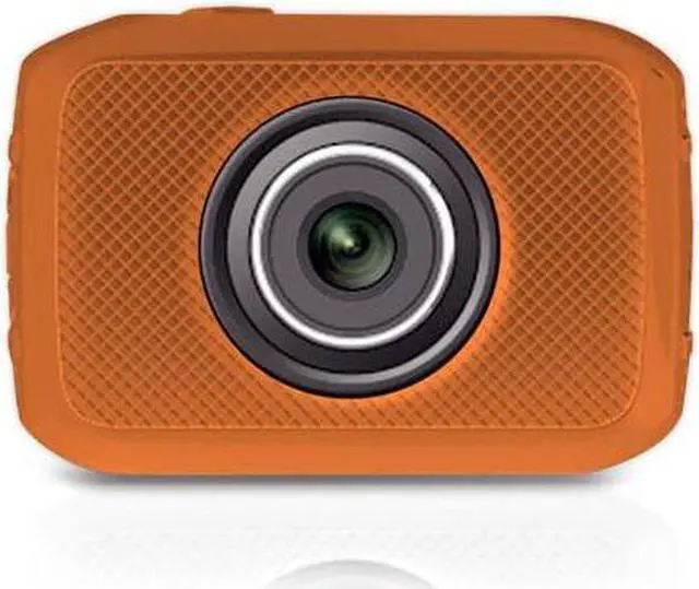 Alt view image 8 of 18 - Pyle - High-Definition Sport Action Camera with 720p Wide-Angle Camcorder, 5.0 MP Camera, 2-Inch Touch Screen (Orange Color)