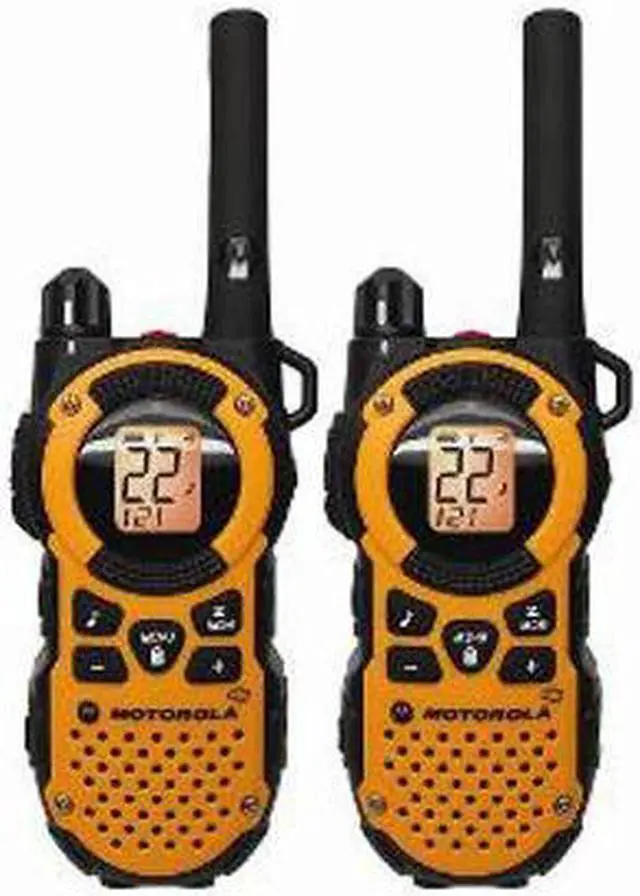Alt view image 4 of 9 - Motorola MT350R 35-Mile Range 22-Channel FRS/GMRS Two-Way Walkie Talkie Radios
