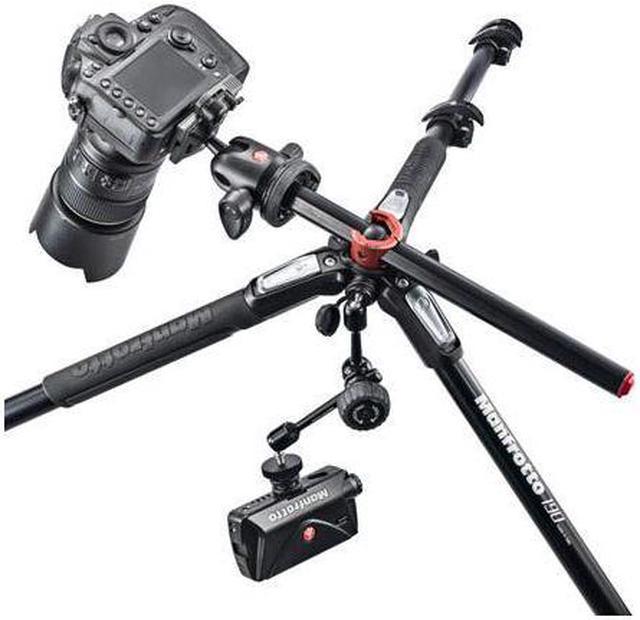 Manfrotto 190XPRO 190 4-Section Aluminum Tripod with Horizontal