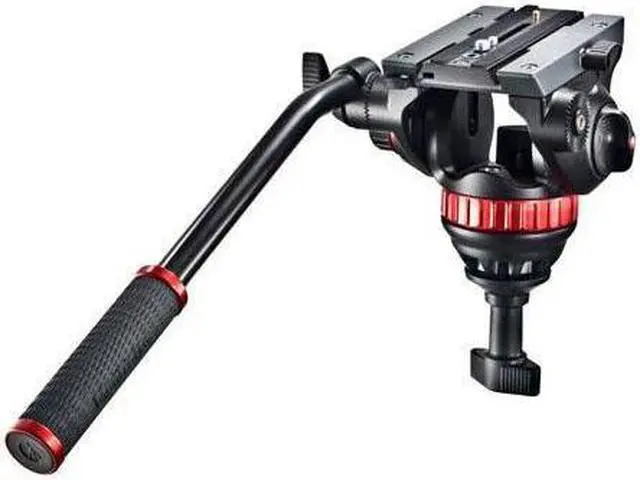 Alt view image 4 of 14 - Manfrotto Professional Fluid Video System/Aluminum /Ground Spreader MVH502A w/54