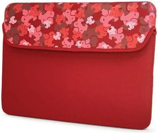 Alt view image 5 of 9 - Sumo - Camo Neoprene Sleeve - 14.1" Ultrabooks or 15" MacBook screens - Red