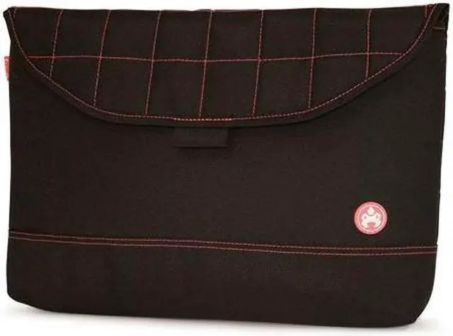 Alt view image 10 of 12 - Sumo - Nylon Sleeve - 13.3" Ultrabooks or 13" MacBook screens - Black w/Pink Stitching