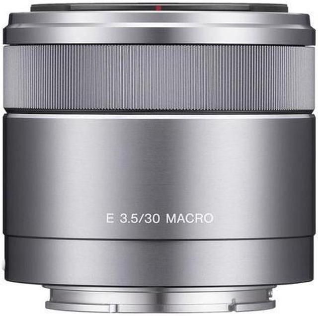verrassing plan Woestijn SONY SEL30M35 Compact ILC Lenses 30 mm f/3.5 Macro Lens Silver Camera Lenses  - Newegg.com
