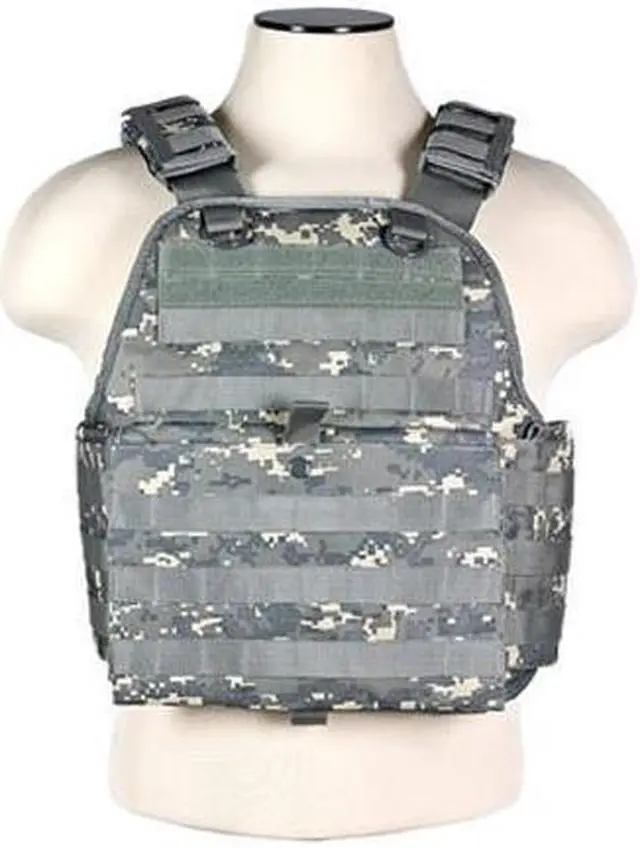 Alt view image 2 of 7 - NcStar CVPCV2924D Plate Carrier Vest-Digital Camo
