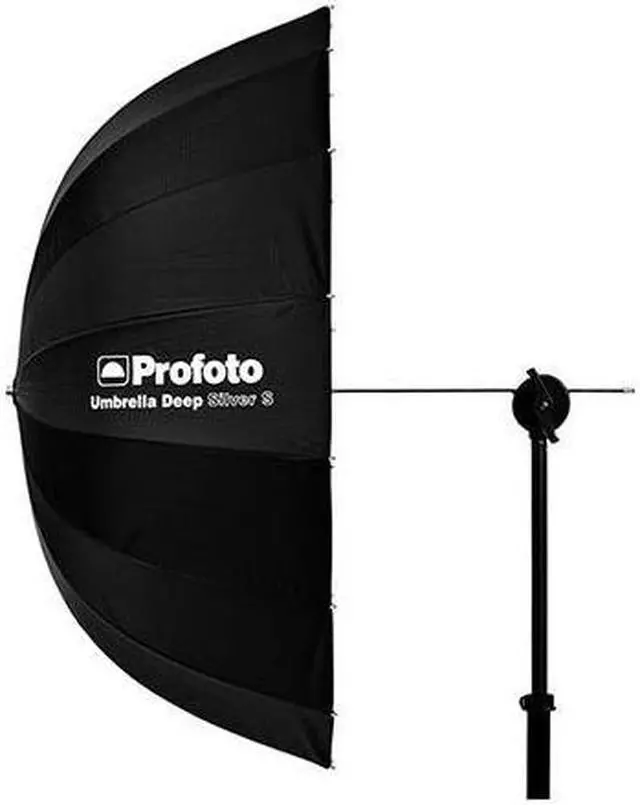 Alt view image 2 of 15 - Profoto Deep and Parabolic 33" Umbrella, Small, Silver