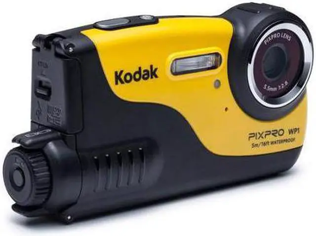Main image of Kodak PixPro WP1 Waterproof Digital Camera, 16MP, 720p, 16' Depth Rating #WP1-YL
