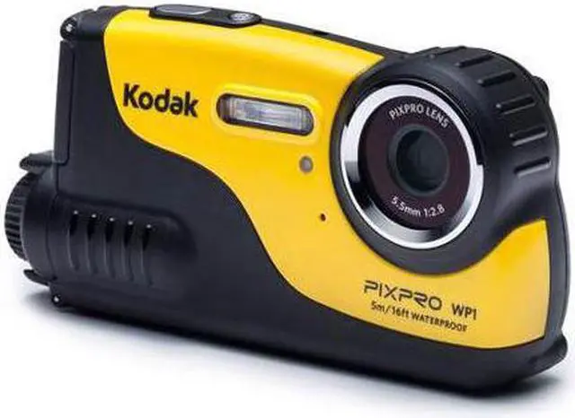Alt view image 2 of 14 - Kodak PixPro WP1 Waterproof Digital Camera, 16MP, 720p, 16' Depth Rating #WP1-YL