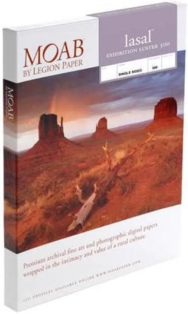 Main image of Moab Lasal Exhibition Luster 300,IJ Paper,5x7 50 Sheets #F01-LEL3005750