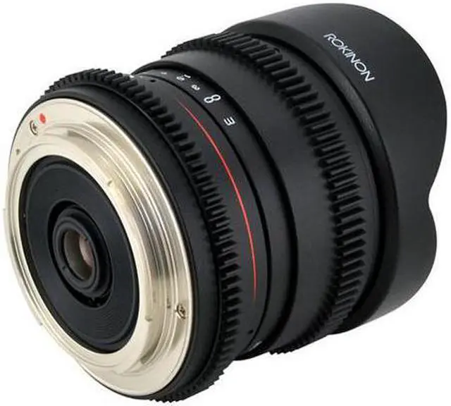 Alt view image 3 of 12 - Rokinon 8mm t/3.8 Fisheye Cine VDSLR Lens for Nikon #RKHD8MV-N