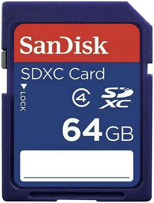 Main image of 64GB Secure Digital Extended Capacity (SDXC) Memory Card, Class 4 #SDSDB064GB35