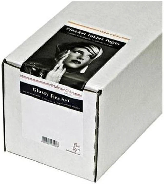 Main image of Hahnemuhle Fine Art Baryta 325, Ultra Smooth High Gloss, Bright White Inkjet Paper, 325gsm, 44"x39' Roll, 3" Core
