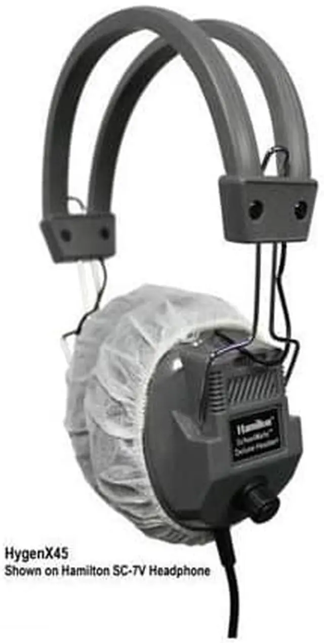 Alt view image 2 of 9 - Hamilton Buhl HygenX Sanitary Headphone Covers for Over-Ear Headsets, 50 Pair