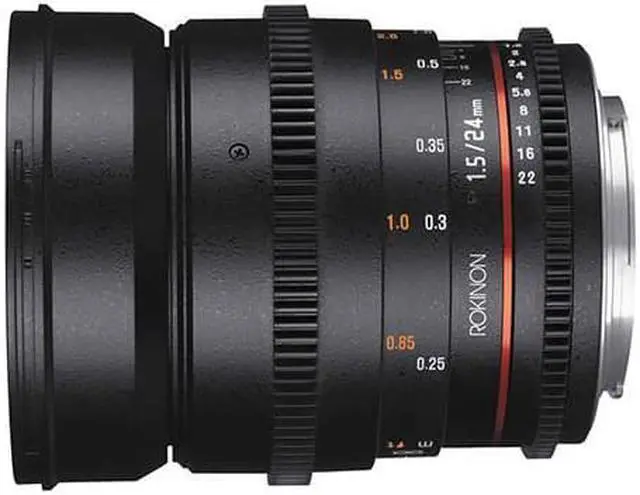 Alt view image 3 of 20 - Rokinon 24mm T1.5 Cine Wide Angle Lens for Canon EF Mount #DS24M-C