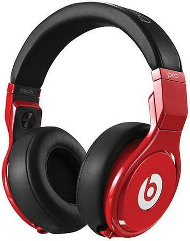 Alt view image 4 of 6 - Beats by Dr. Dre Pro Lil Wayne Over-Ear Studio Headphones, Red/Black