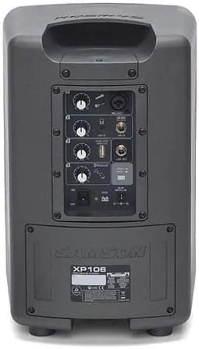 Alt view image 5 of 9 - Samson Expedition XP106 Rechargeable Portable PA System with Bluetooth