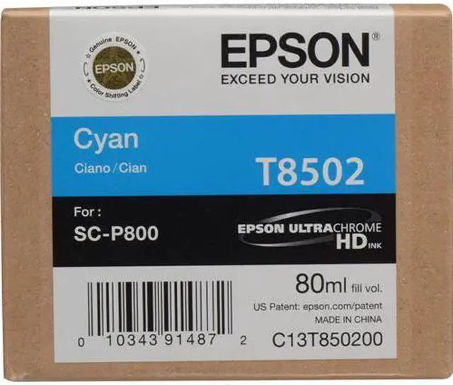 Main image of T850200 SINGLE 1X80 ML PHOTO CYAN