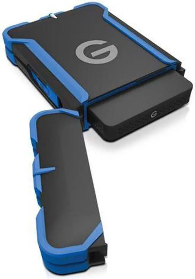 Alt view image 2 of 9 - G-Technology 1TB G-DRIVE ev ATC Portable External Hard Drive with Tethered USB 3.0 Cable, All-Terrain Drive Solution (0G03614)