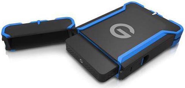 G-Technology 1TB G-DRIVE ev ATC Portable External Hard Drive with Tethered  USB 3.0 Cable, All-Terrain Drive Solution (0G03614)