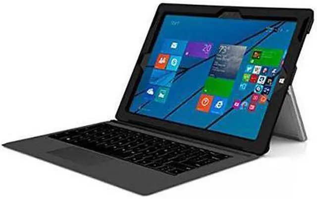 Alt view image 3 of 8 - Incipio Black Feather Advance for Microsoft Surface Pro 3 Model MRSF-071-BLK