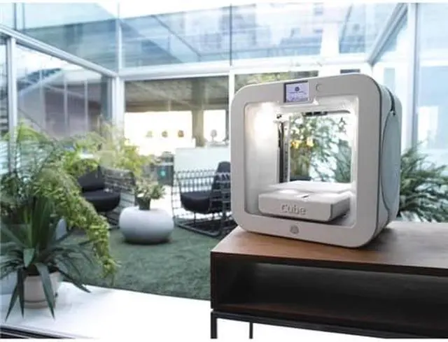 Alt view image 3 of 6 - 3D Systems Cube 3rd Generation Wireless 3D Printer, White #392200