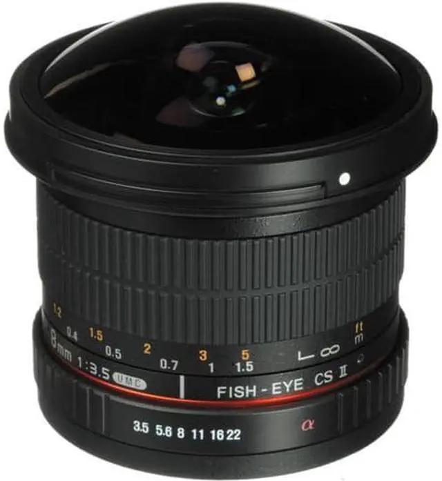 Alt view image 5 of 20 - Rokinon 8mm f/3.5 HD UMC Fisheye Lens with Removable Hood (for Sony Alpha E-Mount Cameras)