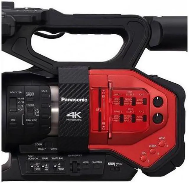 Alt view image 3 of 20 - Panasonic AG-DVX200PJ HD 4K Handheld Camcorder