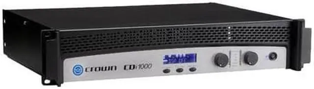 Alt view image 3 of 10 - Crown CDi 1000 2 Channel Power Amplifier
