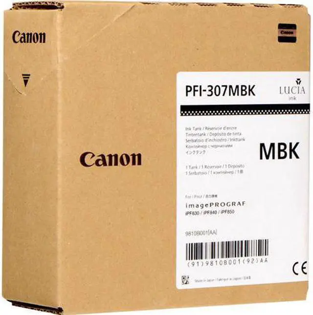 Main image of Canon PFI-307 Ink Cartridge - Matte Black