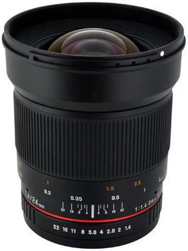 Alt view image 7 of 13 - Rokinon 24mm F1.4 Aspherical Wide Angle Lens