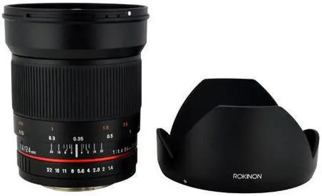 Alt view image 8 of 13 - Rokinon 24mm F1.4 Aspherical Wide Angle Lens