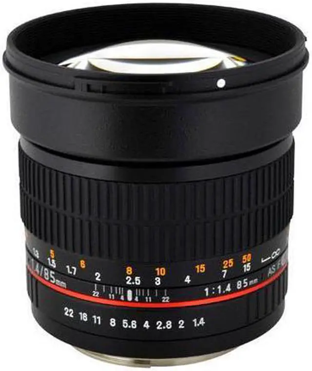 Alt view image 8 of 19 - Rokinon 85mm F1.4 Fuji X Aspherical Lens