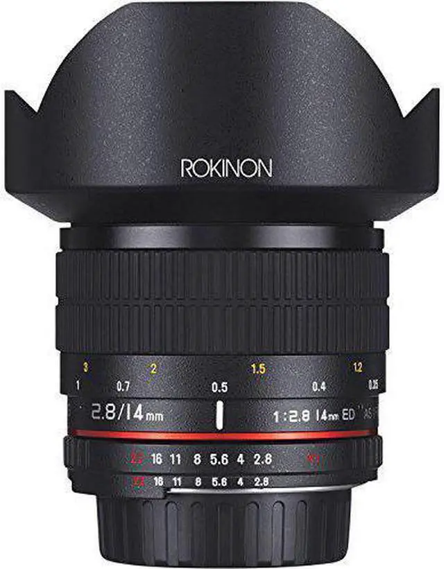 Main image of Rokinon 14mm f/2.8 IF ED UMC Manual Focus Lens with AE Chip for Canon EF Camera