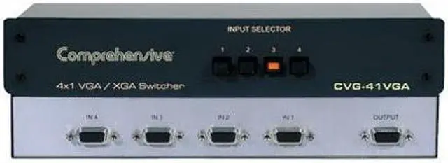 Alt view image 2 of 2 - Comprehensive 4X1 VGA-XGA Mechanical Switcher- 750 MHz