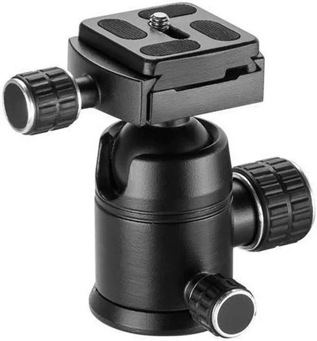 Alt view image 6 of 10 - Barska Ball Joint Tripod Head, Black