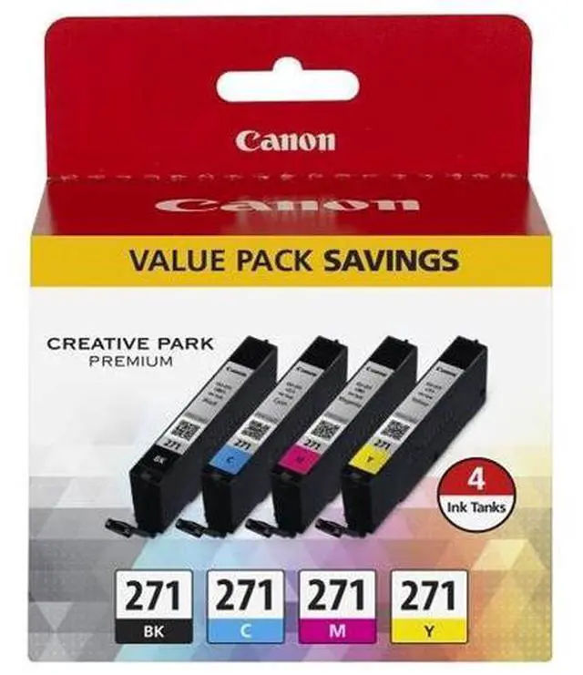 Main image of Canon CLI-271 Ink Cartridge - Combo Pack - Black/Cyan/Magenta/Yellow