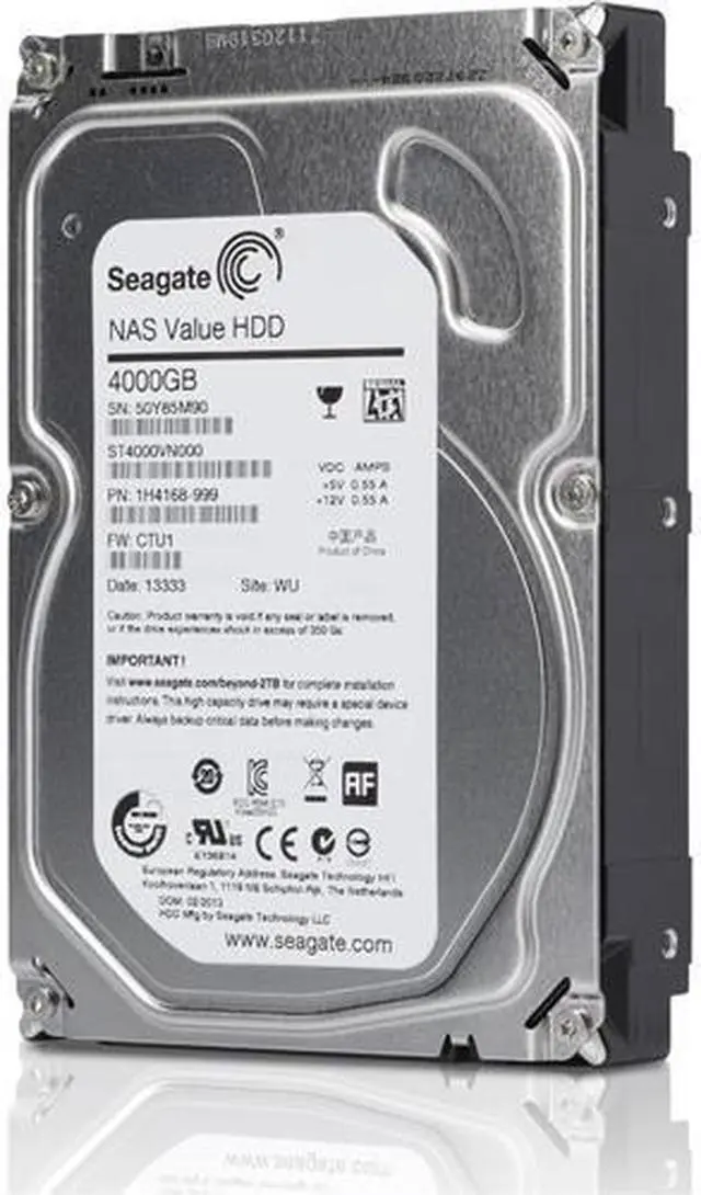 Alt view image 4 of 11 - SEAGATE - IMSOURCING ST4000VN000 4TB NAS 64MB SATA 6G 3.5