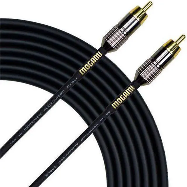 Main image of Mogami 3' Gold RCA to RCA Mono Cable, 24 AWG #GOLD RCA-RCA-03