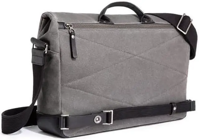 Alt view image 2 of 5 - Timbuk2 Proof Laptop Messenger Bag 2015, Waxed Canvas, Small, Carbon #479-2-2199