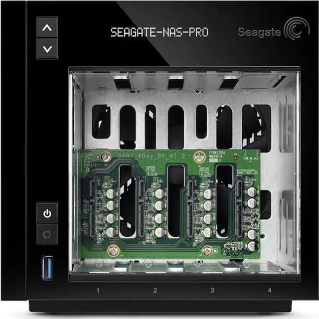 Alt view image 4 of 5 - Seagate STCU4000100 4TB NAS Pro 4-Bay Network Storage