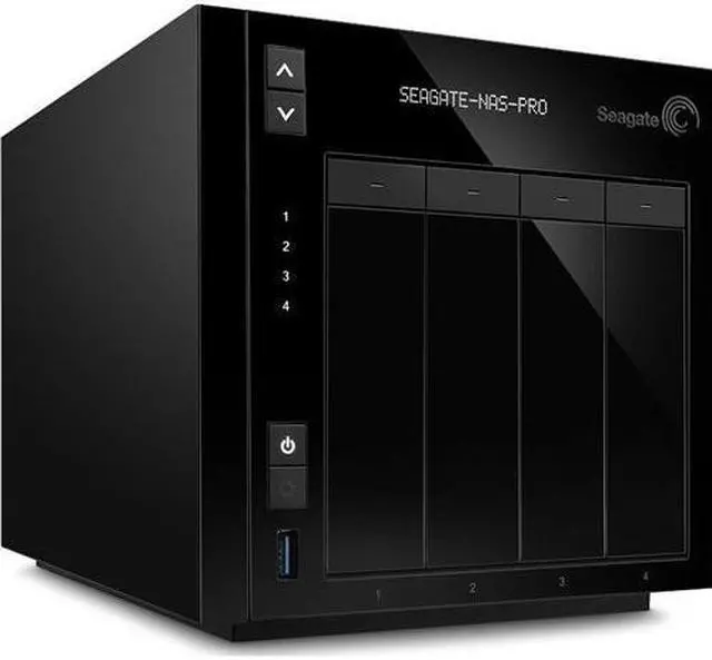 Alt view image 3 of 5 - Seagate STCU4000100 4TB NAS Pro 4-Bay Network Storage